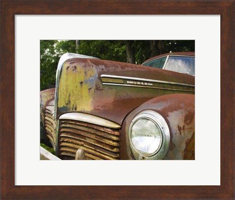 Framed Small Rusty Hudson II Print