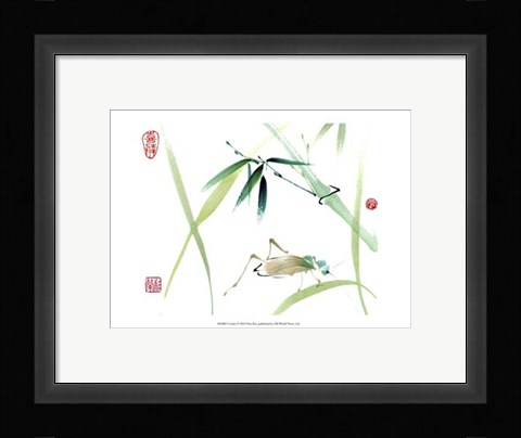 Framed Cricket Print