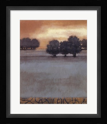 Framed Tranquil Landscape II Print