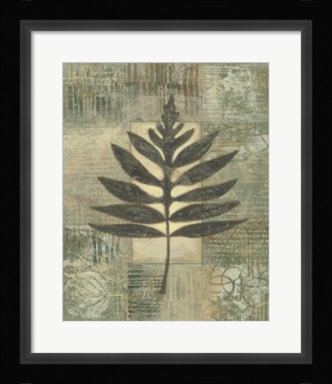 Framed Leaf Textures I Print