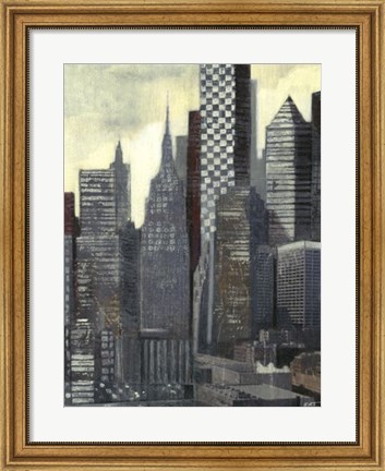 Framed Urban Landscape I Print