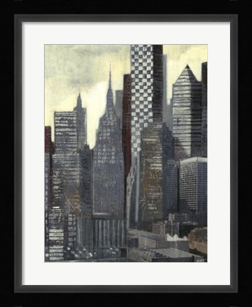 Framed Urban Landscape I Print