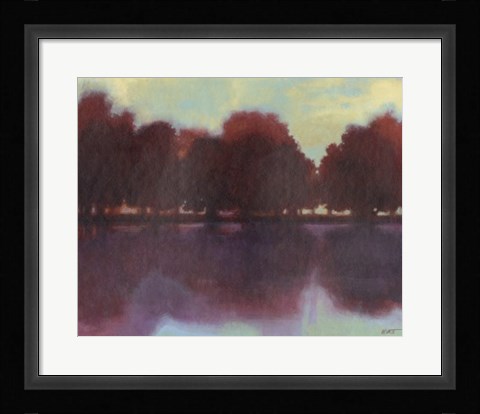 Framed Crimson Lake I Print