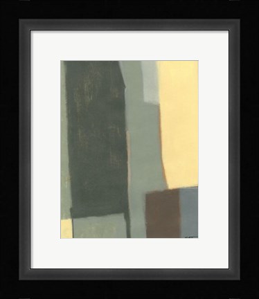 Framed Jade Falls I Print