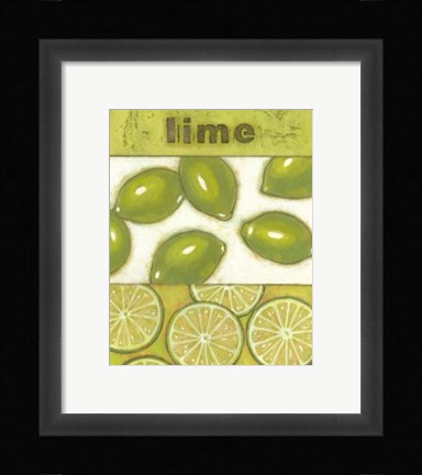 Framed Lime Print