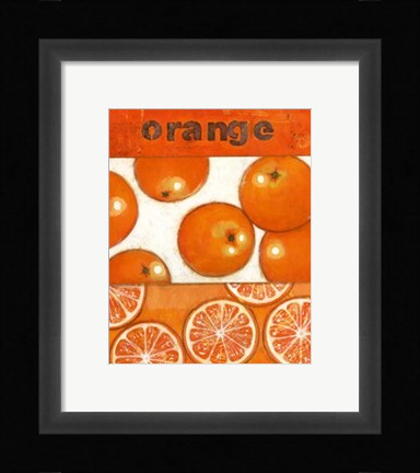 Framed Orange Print