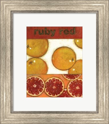 Framed Ruby Red Print