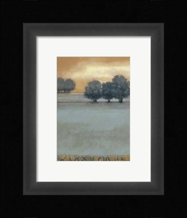 Framed Tranquil Landscape II Print