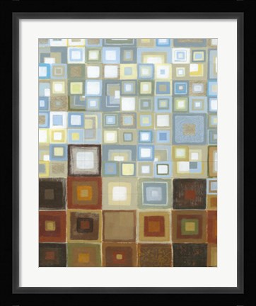 Framed Heaven &amp; Earth I Print