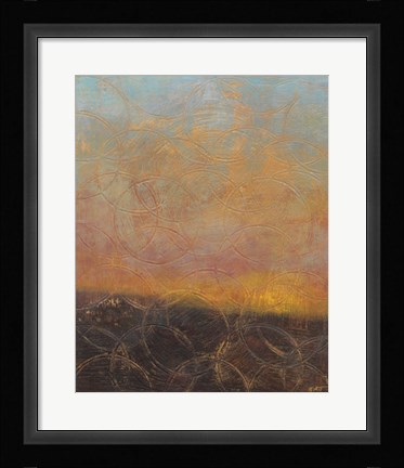 Framed Sunset I Print