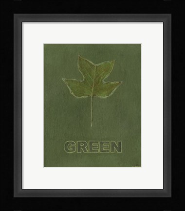 Framed Going Green IV Print