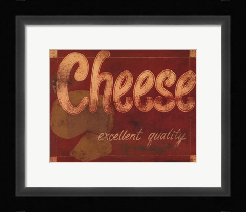 Framed Cheese Print