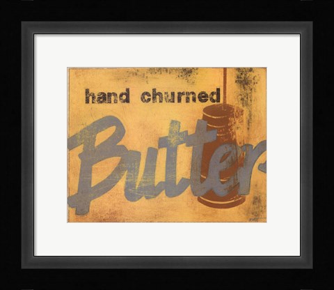 Framed Butter Print