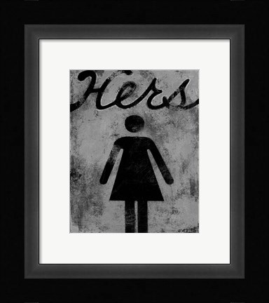 Framed Hers Print