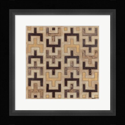 Framed Antique Mudcloth I Print