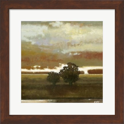 Framed Painted Sky II Print