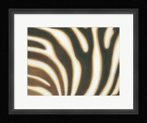Framed Stripes I Print