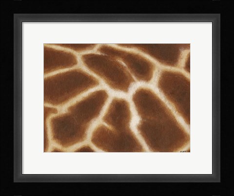 Framed Giraffe I Print