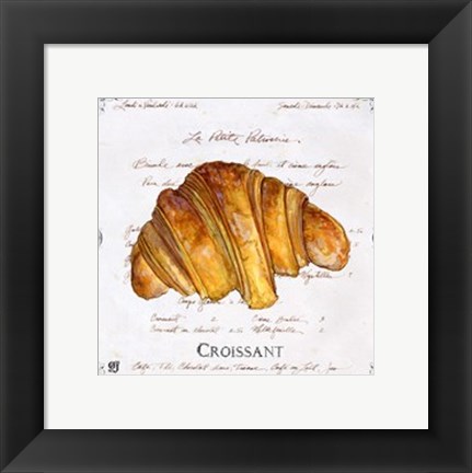 Framed Croissant Print