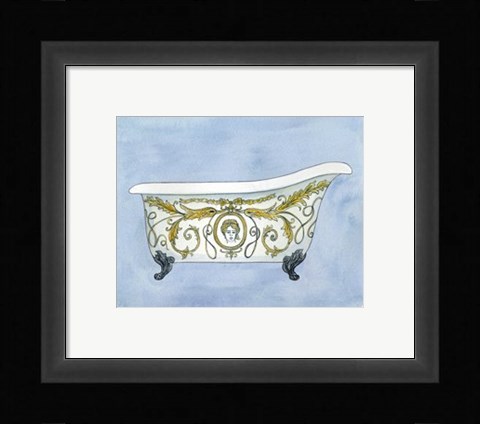 Framed French Bath Print