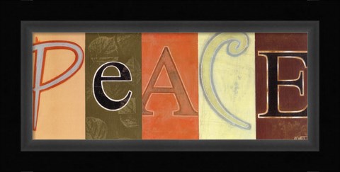 Framed Peace Panel Print