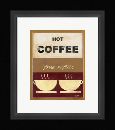 Framed Hot Coffee II Print