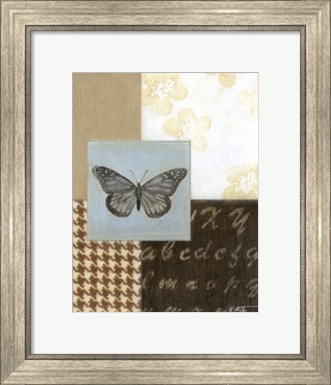Framed Chic Butterfly II Print
