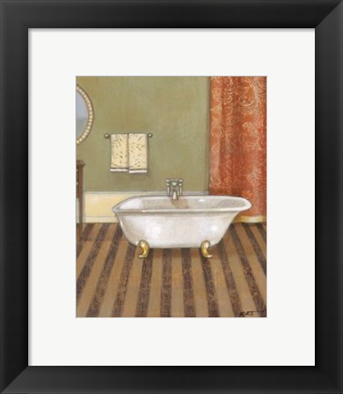 Framed Upscale Bath II Print