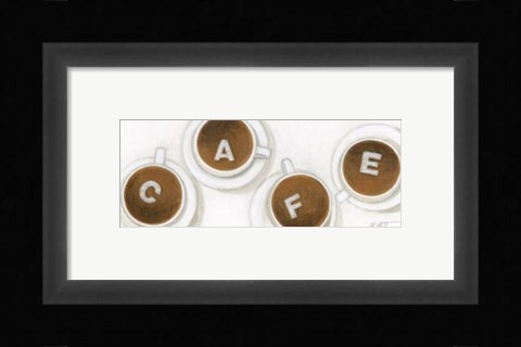 Framed Mus Hav Cafe Print
