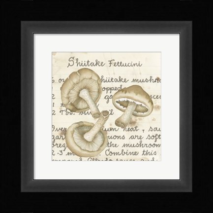 Framed Shiitake Print
