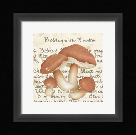 Framed Boletus Print