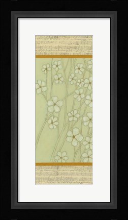 Framed Woodland Melody I Print