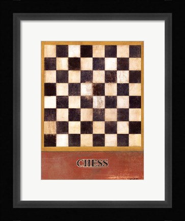Framed Chess Print