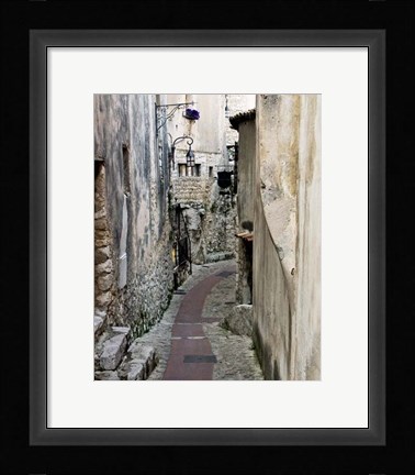 Framed Cobbled Walkway II Print