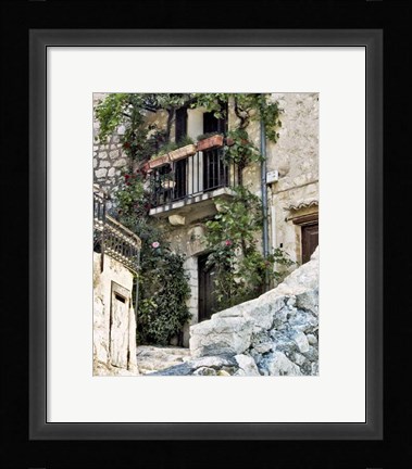 Framed Cobbled Walkway IV Print