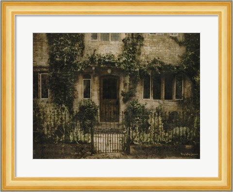 Framed English Cottage IV Print