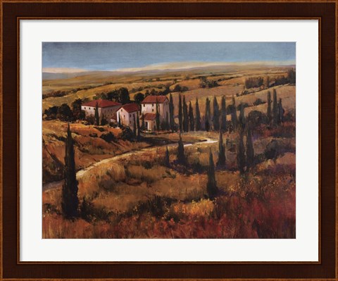 Framed Tuscany II Print