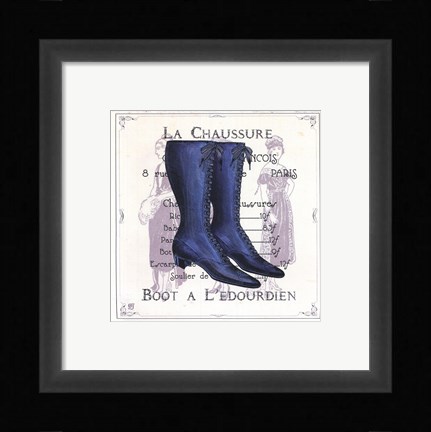 Framed Haute Couture III Print