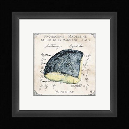 Framed Fromages I Print