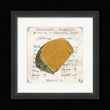Framed Fromages III Print