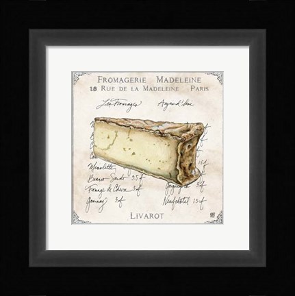 Framed Fromages IV Print
