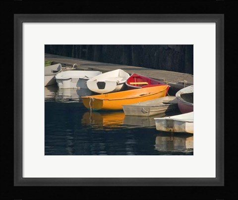 Framed Row Boats I Print
