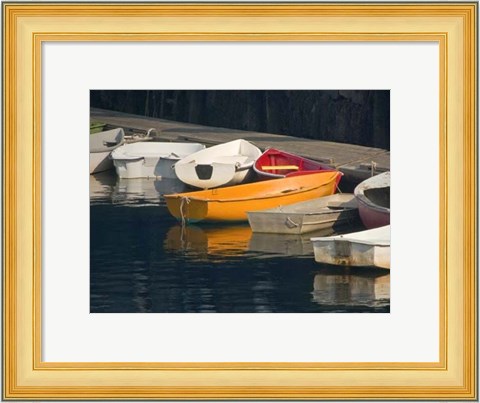 Framed Row Boats I Print