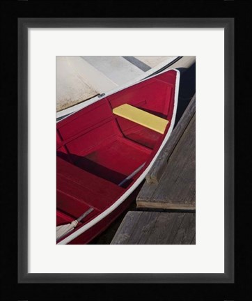 Framed Row Boats VI Print