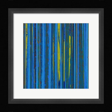 Framed Royal Stripes II Print