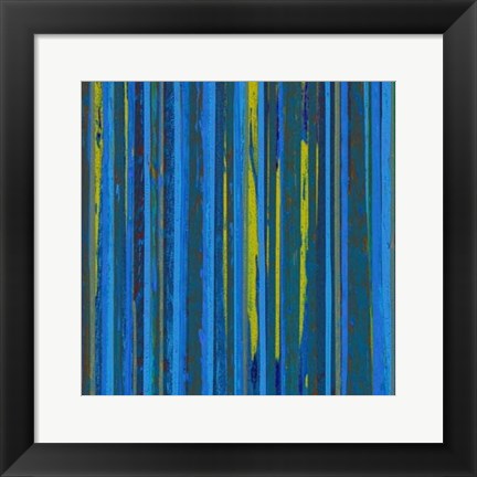Framed Royal Stripes II Print