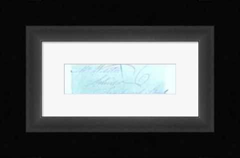 Framed Blue Studies I Print