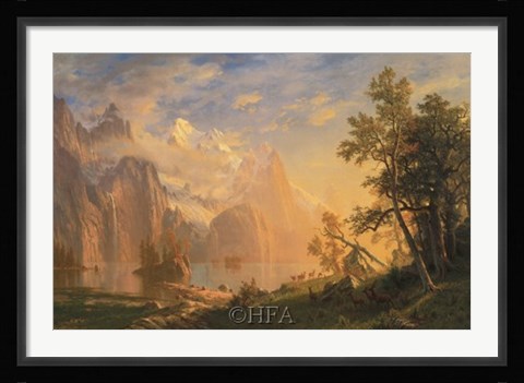 Framed Western Landscape Print