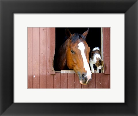 Framed Best friends Print