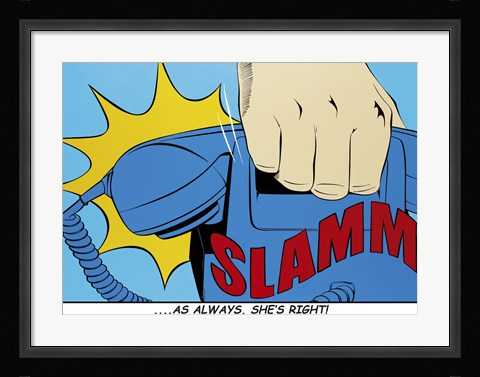 Framed Slamm! Print